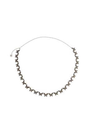 silver butterfly belt