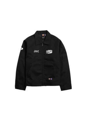 SOUR work jacket in black