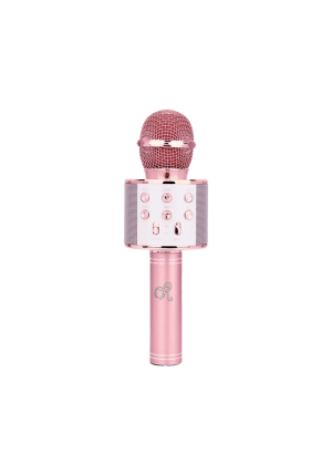 logo wireless bluetooth karaoke microphone